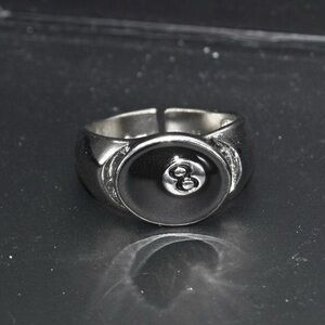 Oval 8 Ball Ring